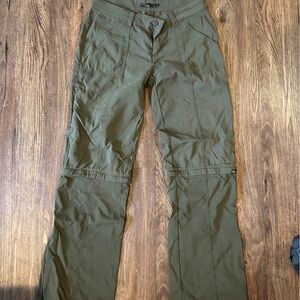 Prana Women's Olive Cargo Jeans